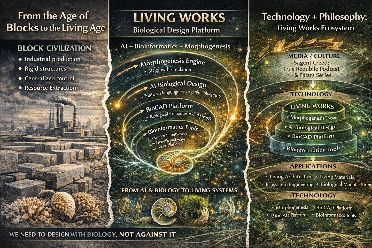 Living Works Platform — From AI & Biology to Living Systems